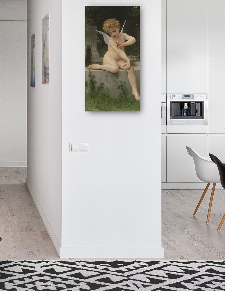 Cuadro decorativo técnica mixta Ángeles 4