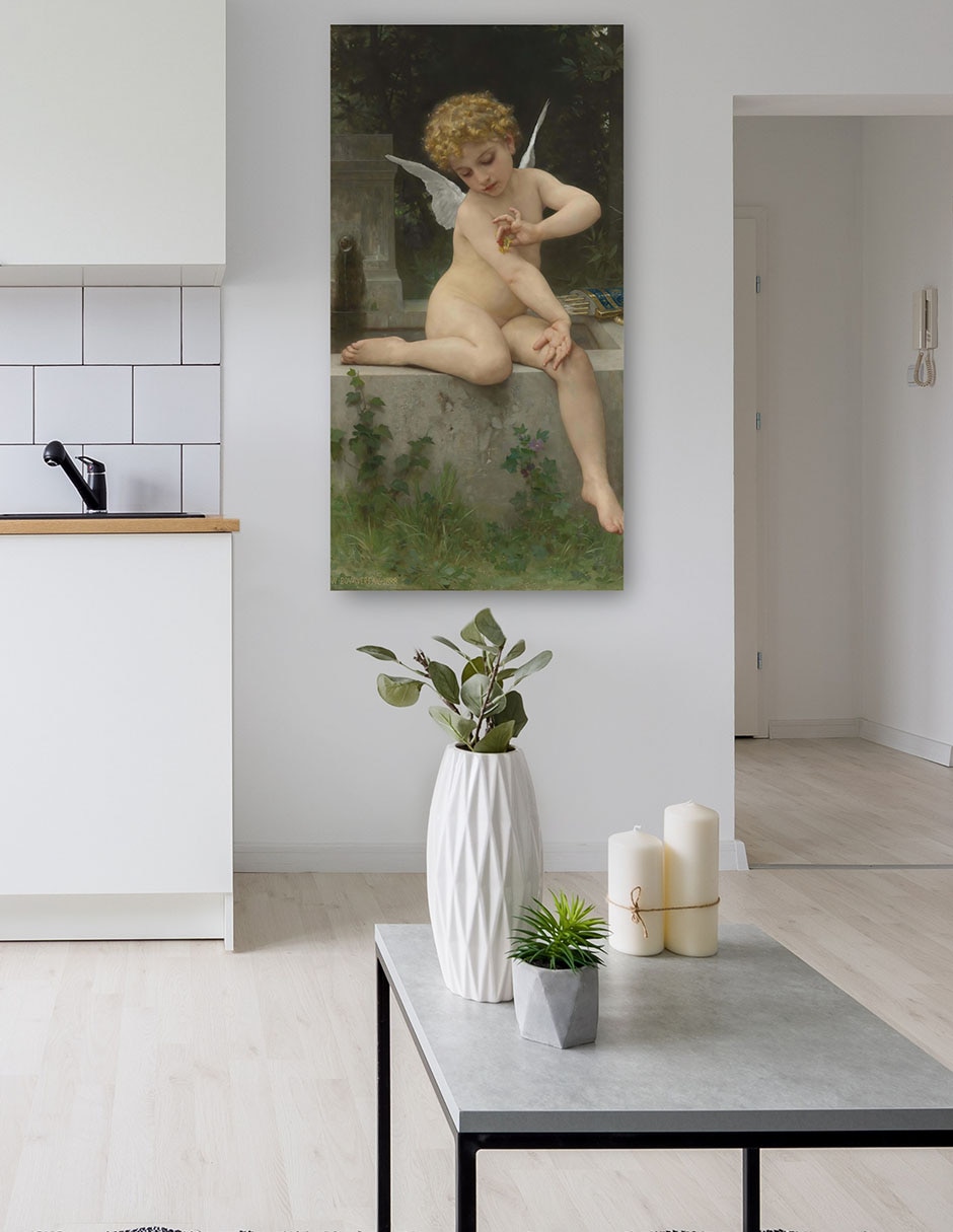 Cuadro decorativo técnica mixta Ángeles 5
