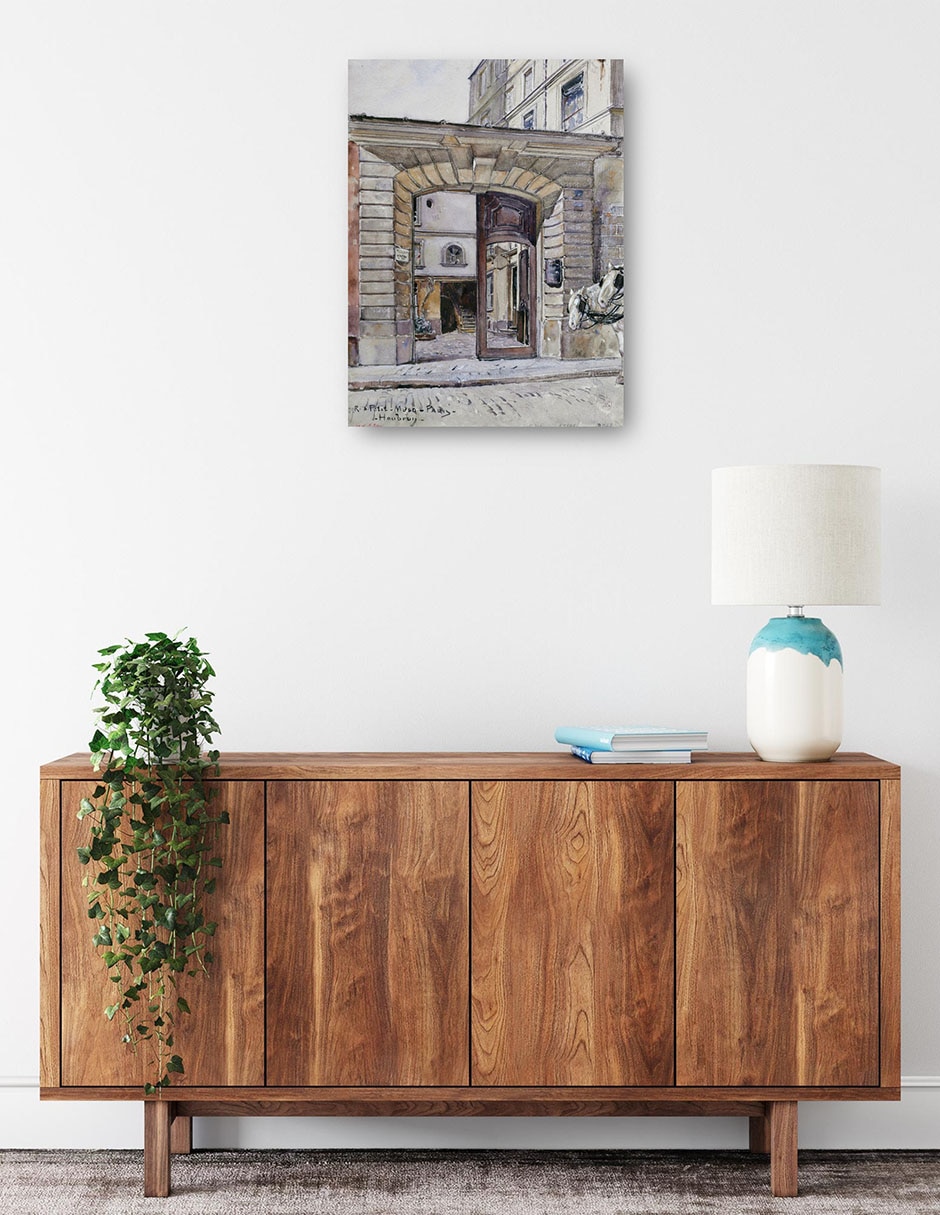 Cuadro decorativo técnica mixta Lugares 2
