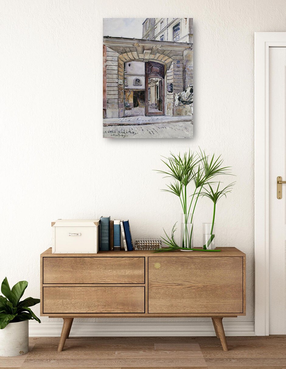 Cuadro decorativo técnica mixta Lugares 3