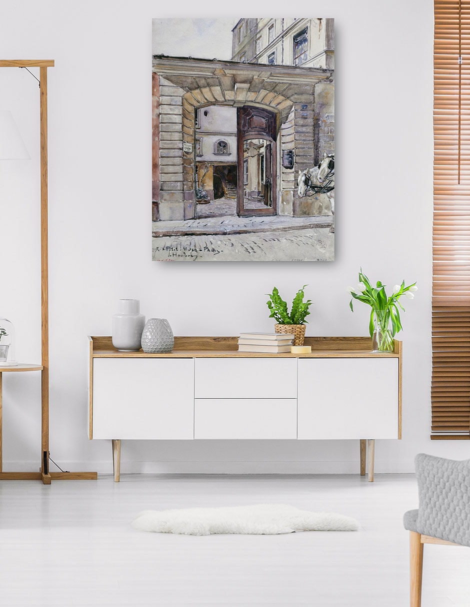 Cuadro decorativo técnica mixta Lugares 5