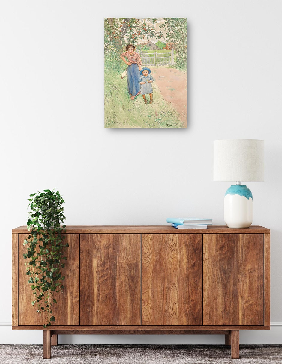 Cuadro decorativo técnica mixta Familia 2