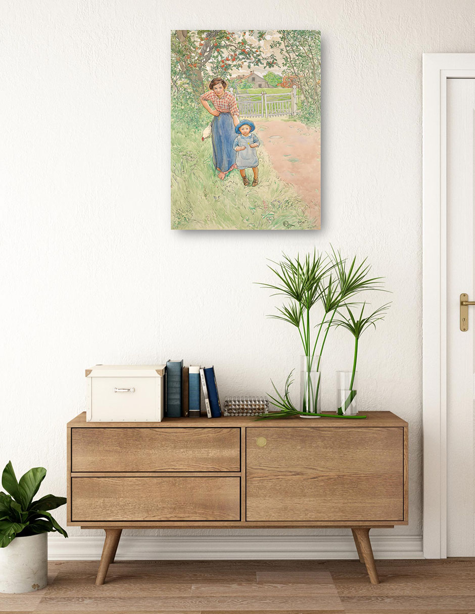 Cuadro decorativo técnica mixta Familia 3