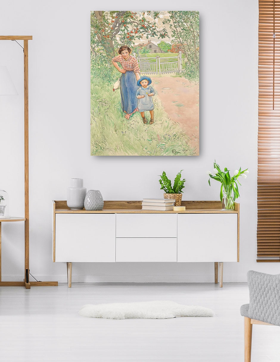 Cuadro decorativo técnica mixta Familia 5