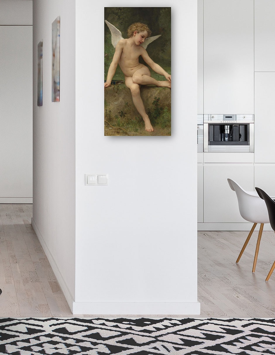 Cuadro decorativo técnica mixta Ángeles 4