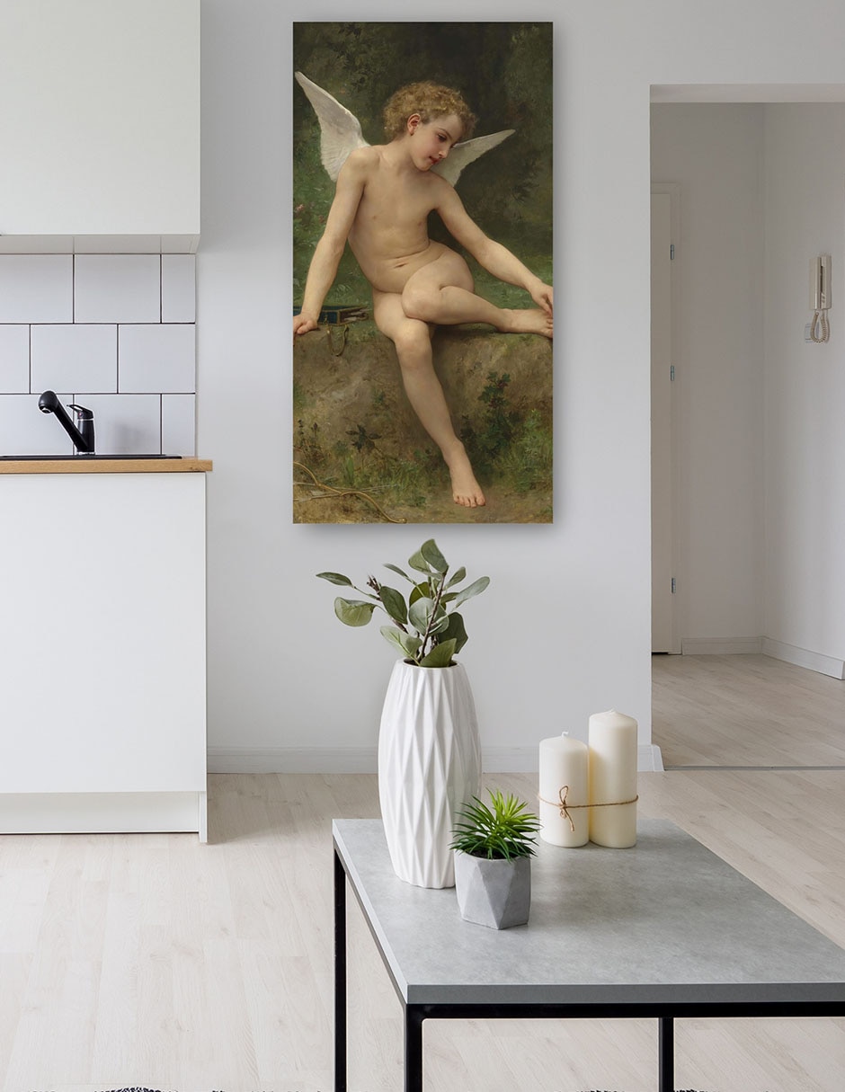 Cuadro decorativo técnica mixta Ángeles 5