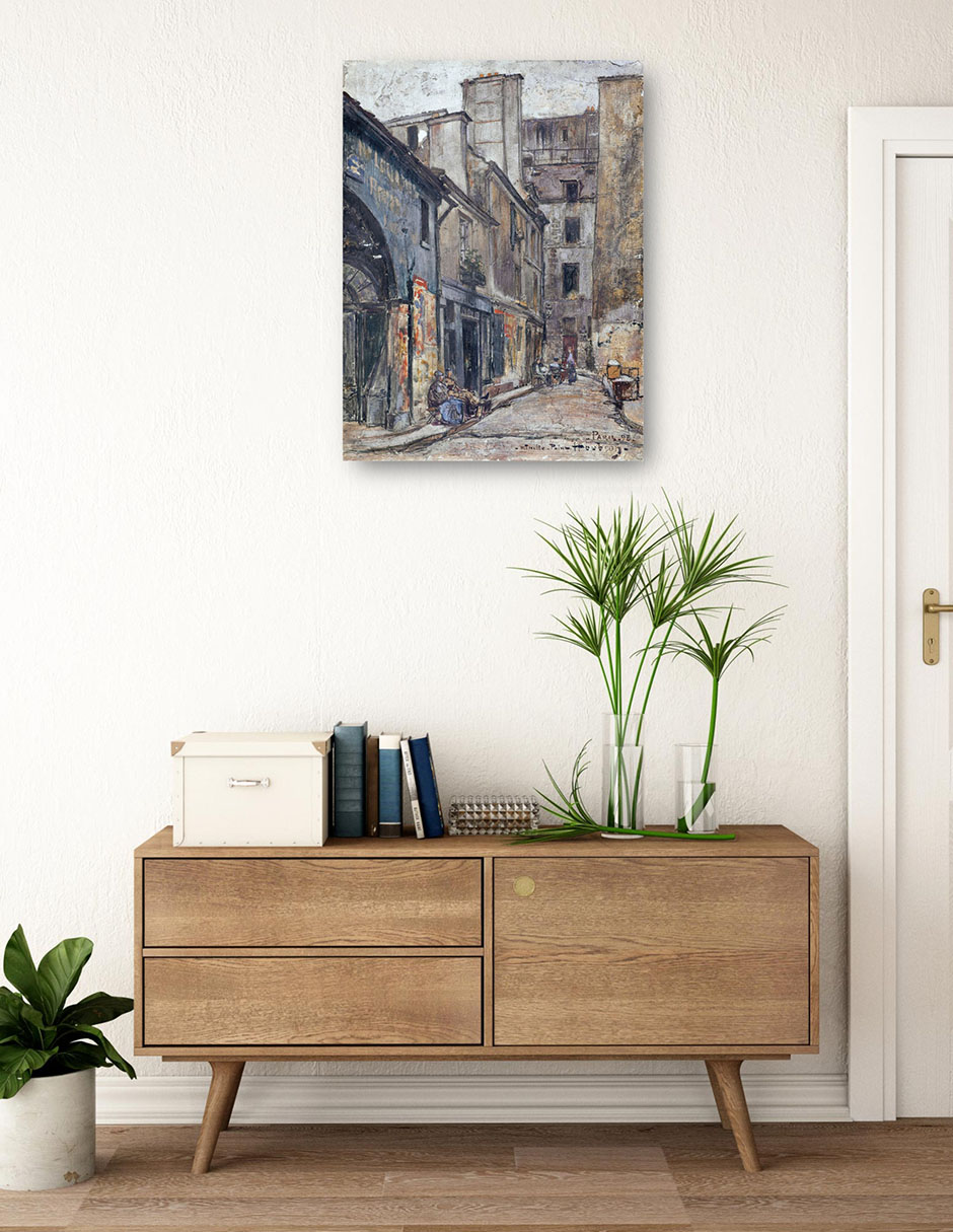 Cuadro decorativo técnica mixta Lugares 3