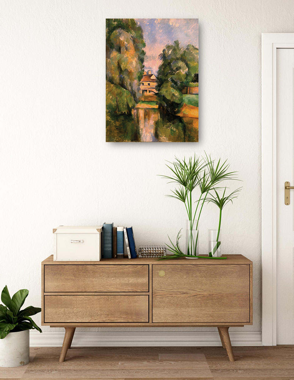 Cuadro decorativo técnica mixta Campos 4