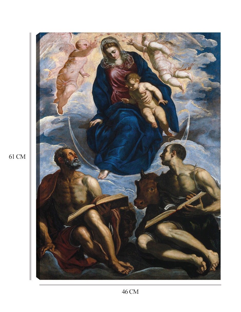 Cuadro decorativo técnica mixta Vírgenes 2