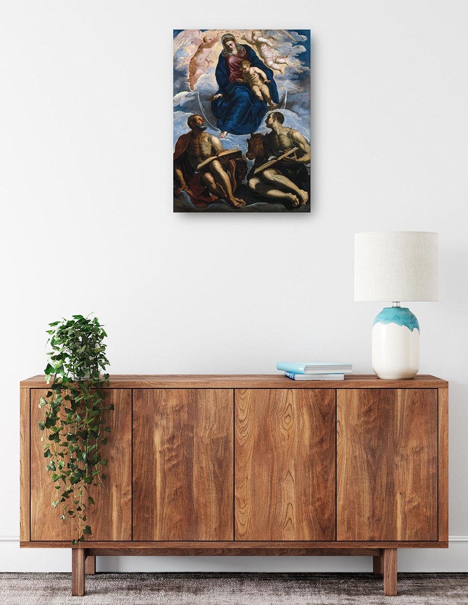 Cuadro decorativo técnica mixta Vírgenes 2