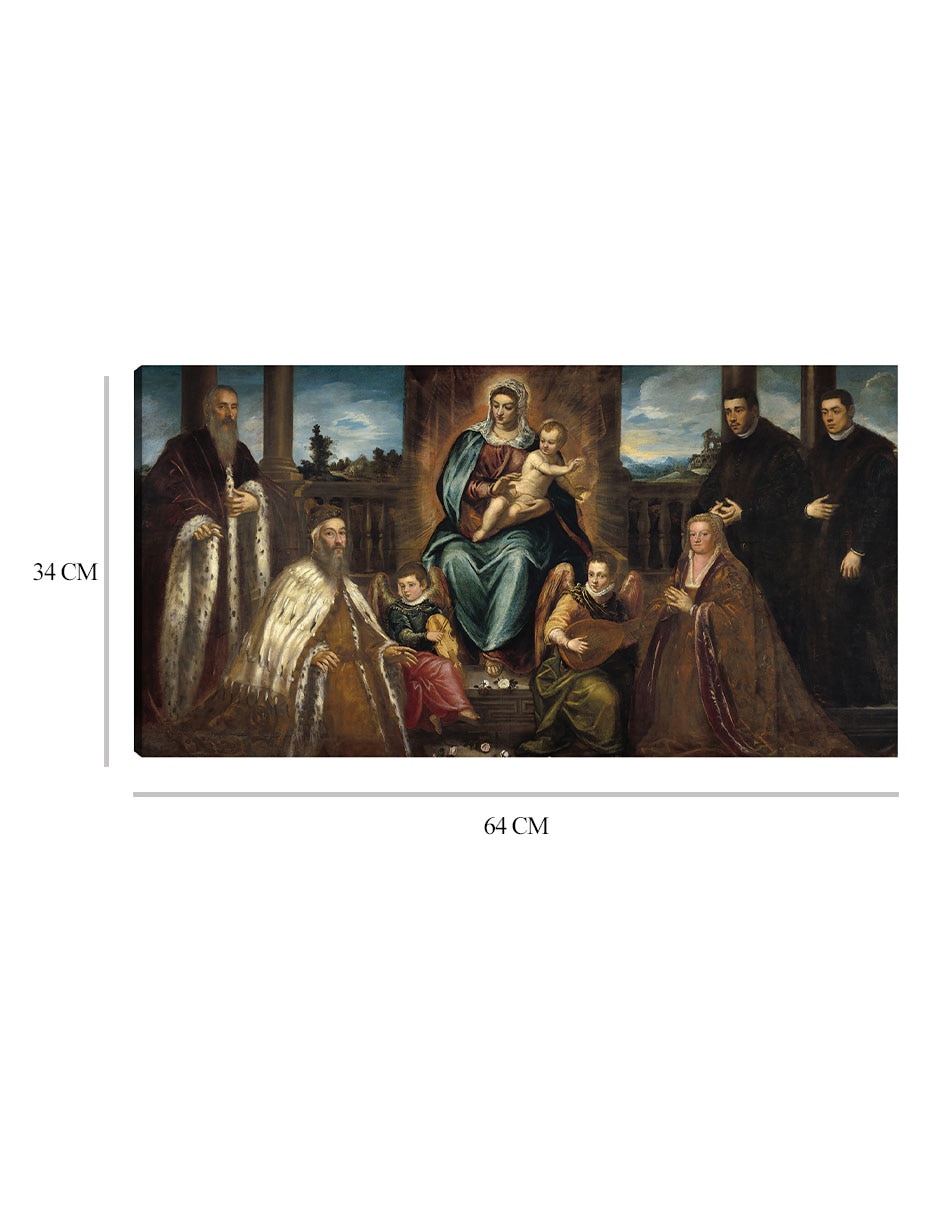 Cuadro decorativo técnica mixta Vírgenes 2