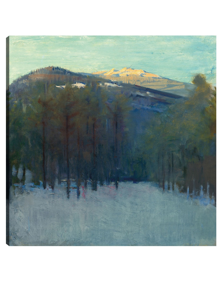 Cuadro decorativo Monte Monadnock técnica mixta Campos