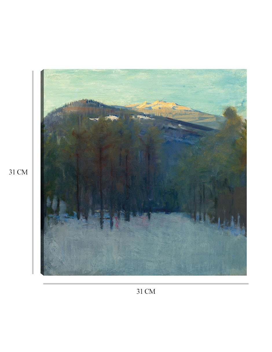 Cuadro decorativo Monte Monadnock técnica mixta Campos 2