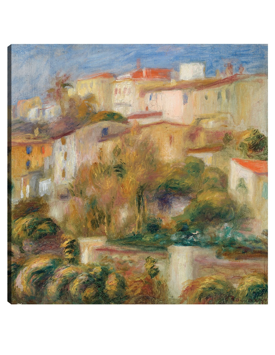 Cuadro decorativo Casas en una colina (1908) técnica mixta Campos Cuadro decorativo Casas en una colina (1908) técnica mixta Campos