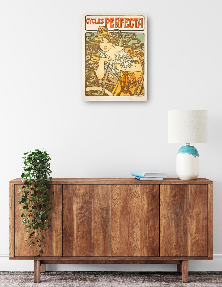 Cuadro decorativo Ciclos Perfecta (1897) técnica mixta Publicidad 3