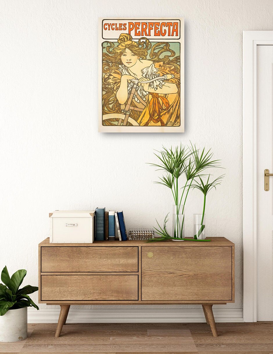 Cuadro decorativo Ciclos Perfecta (1897) técnica mixta Publicidad 4