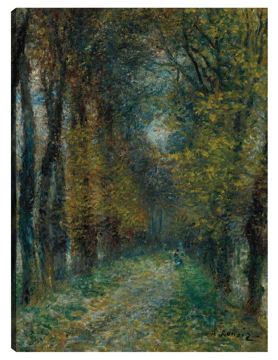 Cuadro decorativo El callejón cubierto (1872) técnica mixta Bosques