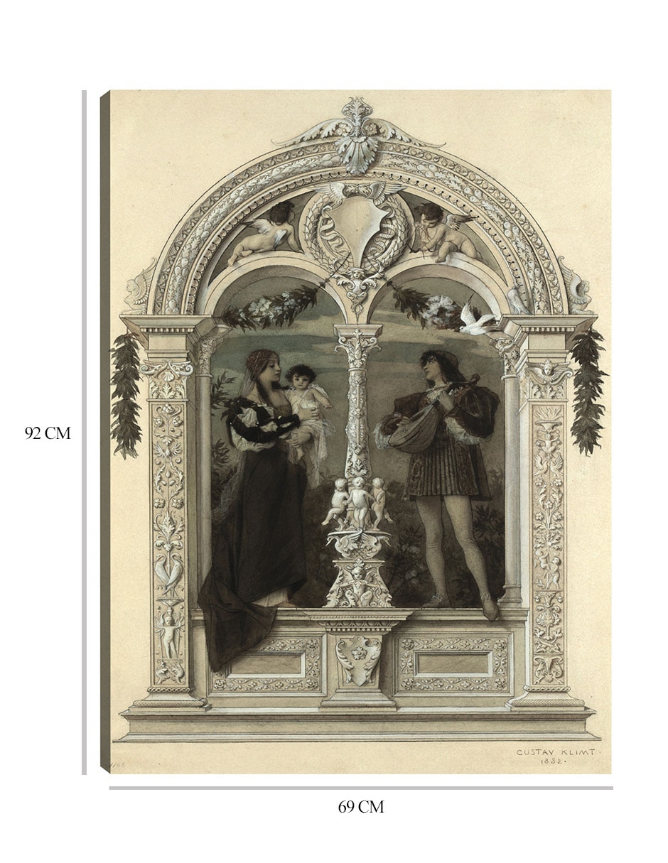 Cuadro decorativo La juventud técnica mixta 2