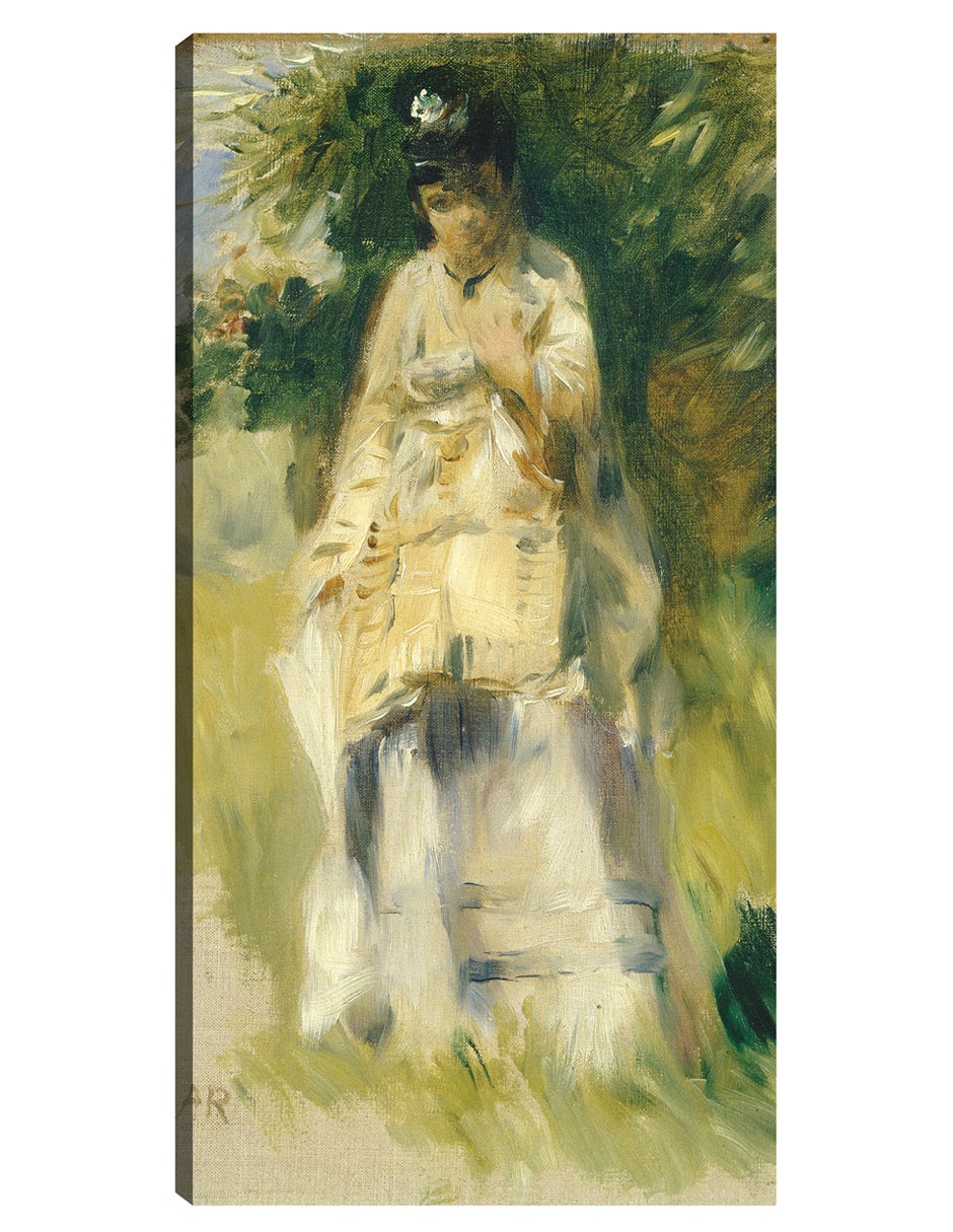 Cuadro decorativo Mujer de pie junto a un árbol técnica mixta Retratos Cuadro decorativo Mujer de pie junto a un árbol técnica mixta Retratos