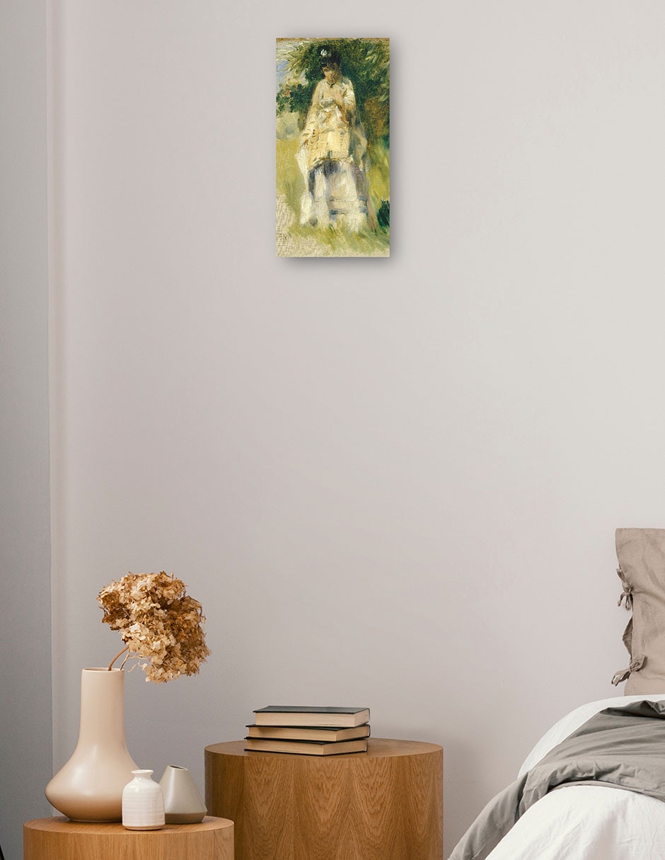 Cuadro decorativo Mujer de pie junto a un árbol técnica mixta Retratos 2