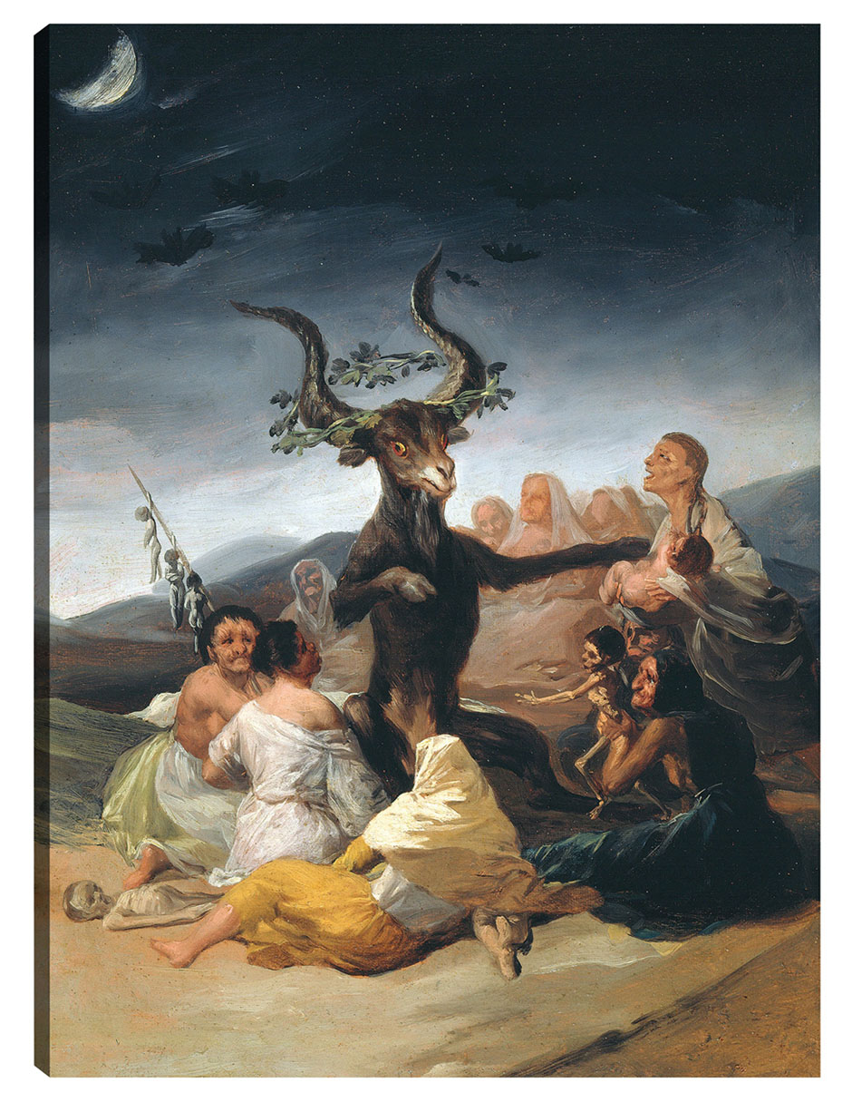 Cuadro decorativo Arte del sábado de brujas técnica mixta Religión y Espiritualidad Cuadro decorativo Arte del sábado de brujas técnica mixta Religión y Espiritualidad
