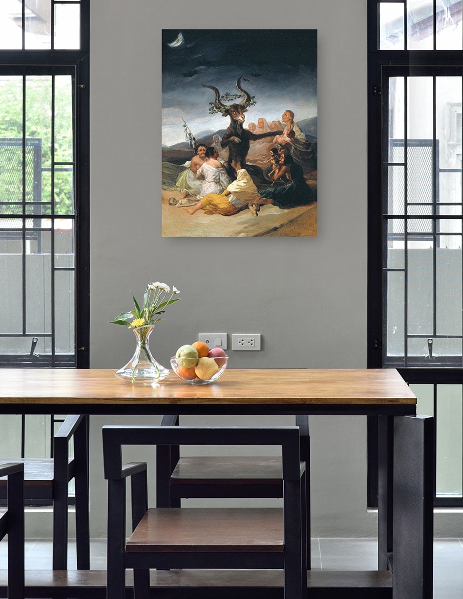 Cuadro decorativo Arte del sábado de brujas técnica mixta Religión y Espiritualidad 4