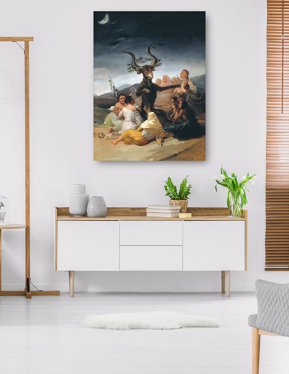 Cuadro decorativo Arte del sábado de brujas técnica mixta Religión y Espiritualidad 5