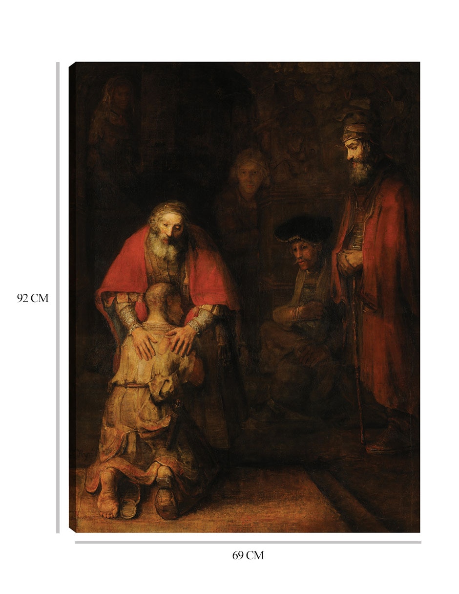 Cuadro decorativo El regreso del hijo pródigo técnica mixta Religión y Espiritualidad 2