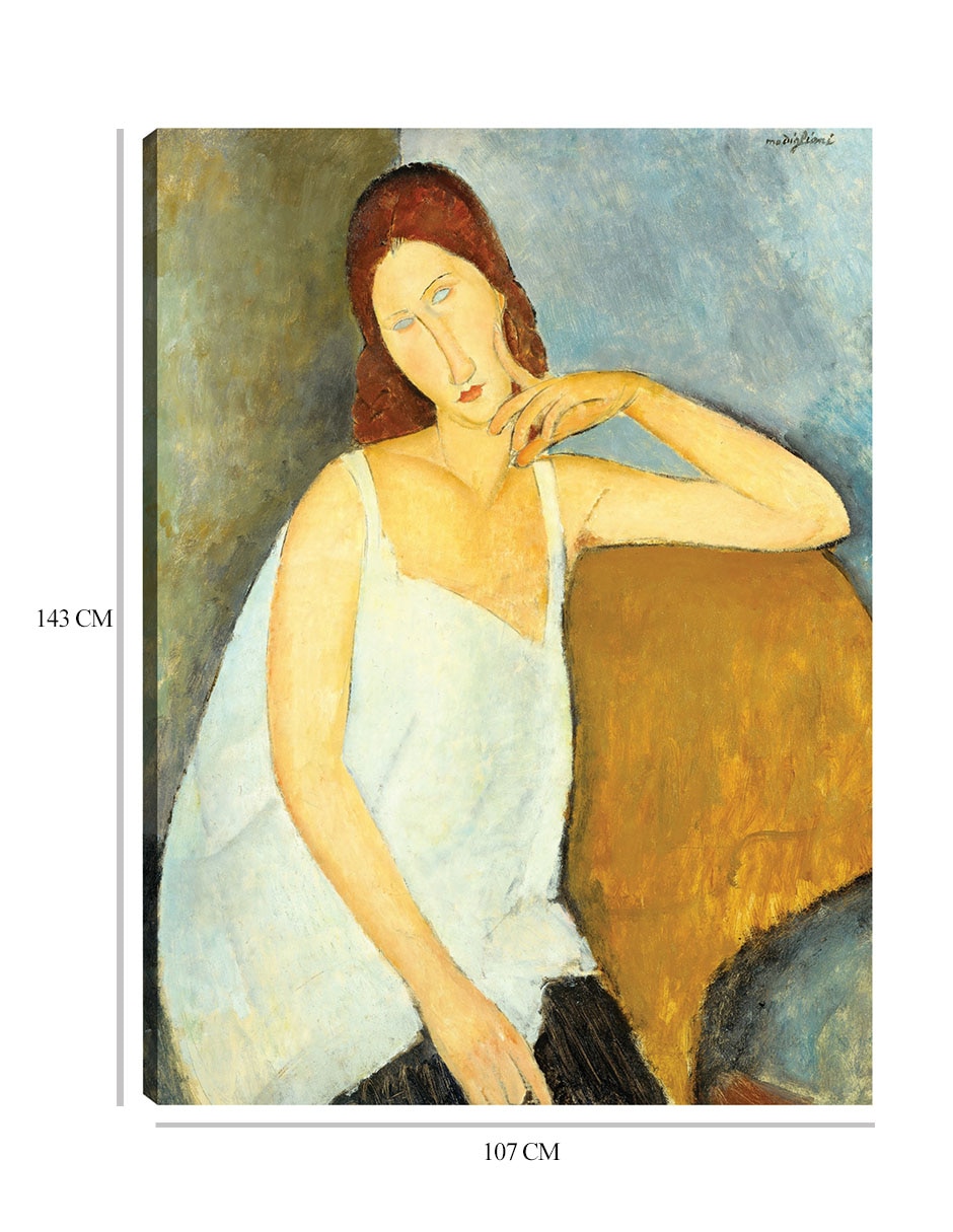 Cuadro decorativo Jeanne Hébuterne (1898-1920) Arte mural técnica mixta Retratos 2