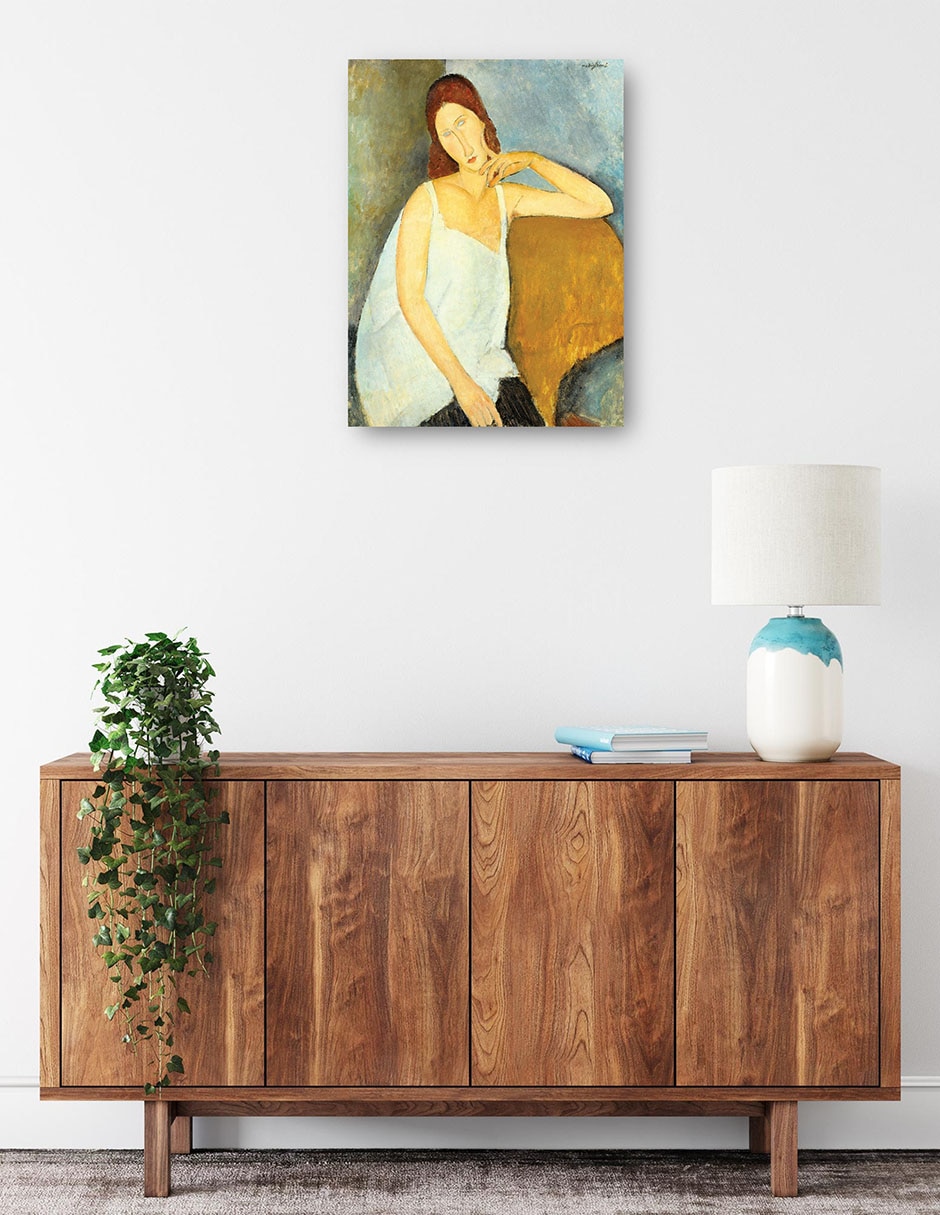 Cuadro decorativo Jeanne Hébuterne (1898-1920) Arte mural técnica mixta Retratos 2