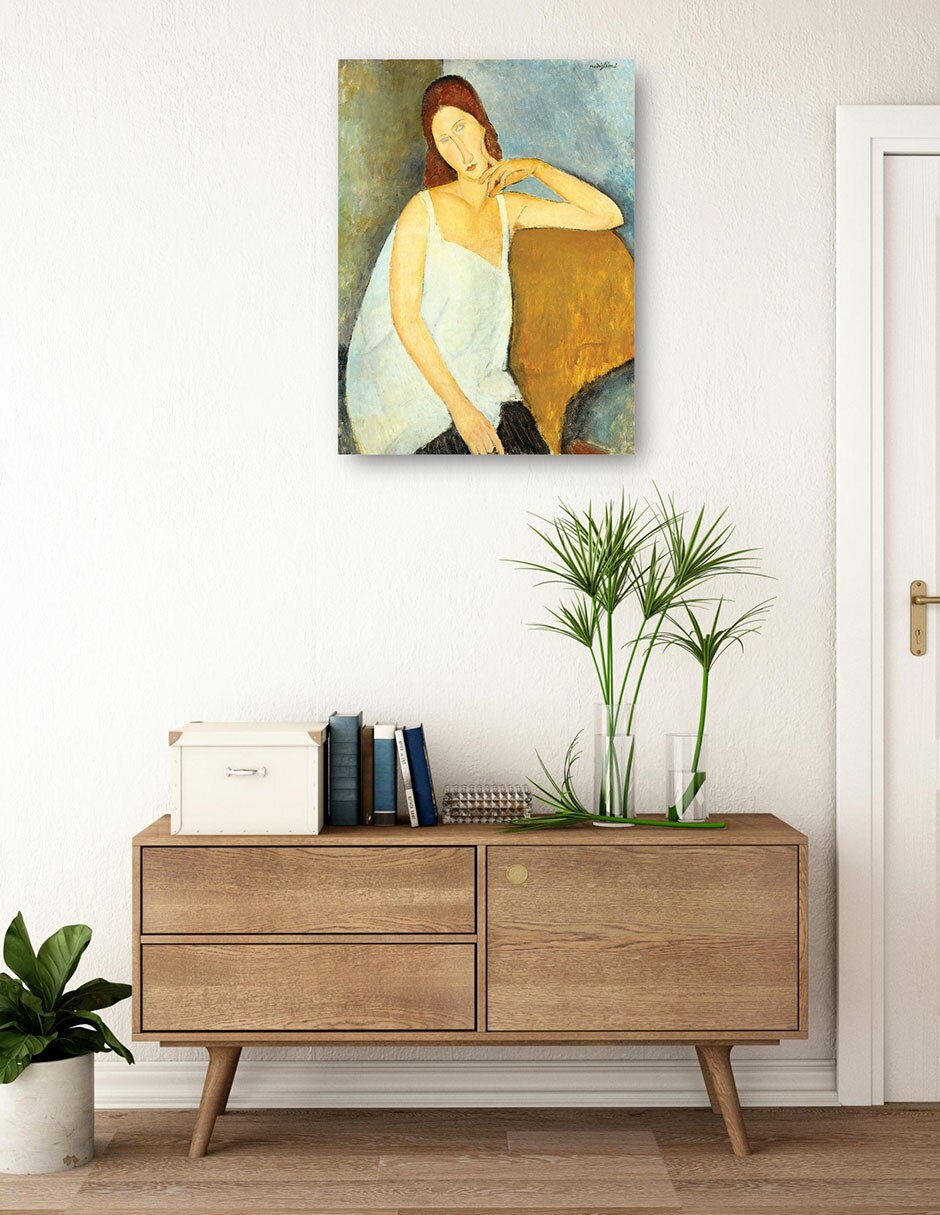 Cuadro decorativo Jeanne Hébuterne (1898-1920) Arte mural técnica mixta Retratos 3