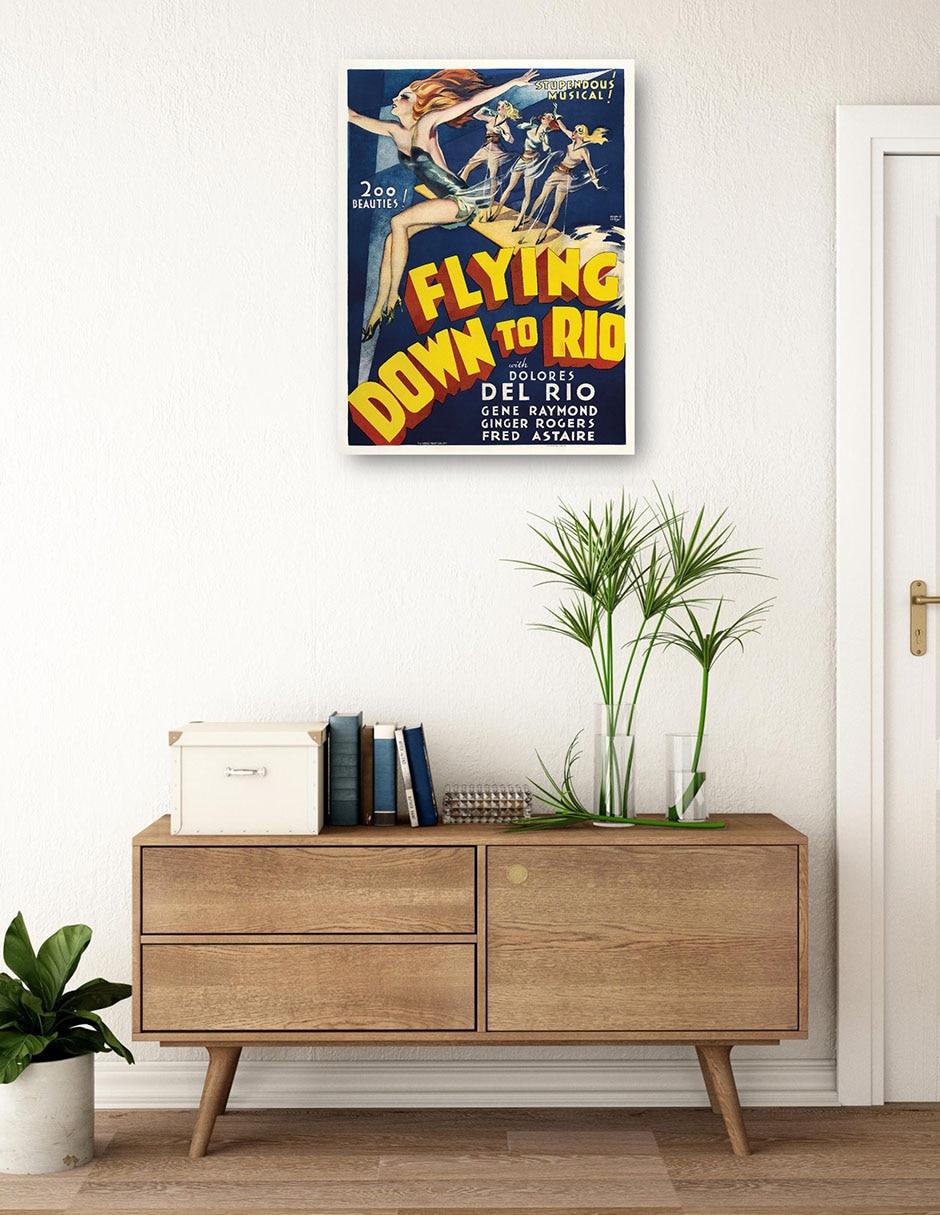 Cuadro decorativo Volando hacia Río [restaurado] técnica mixta Publicidad 3