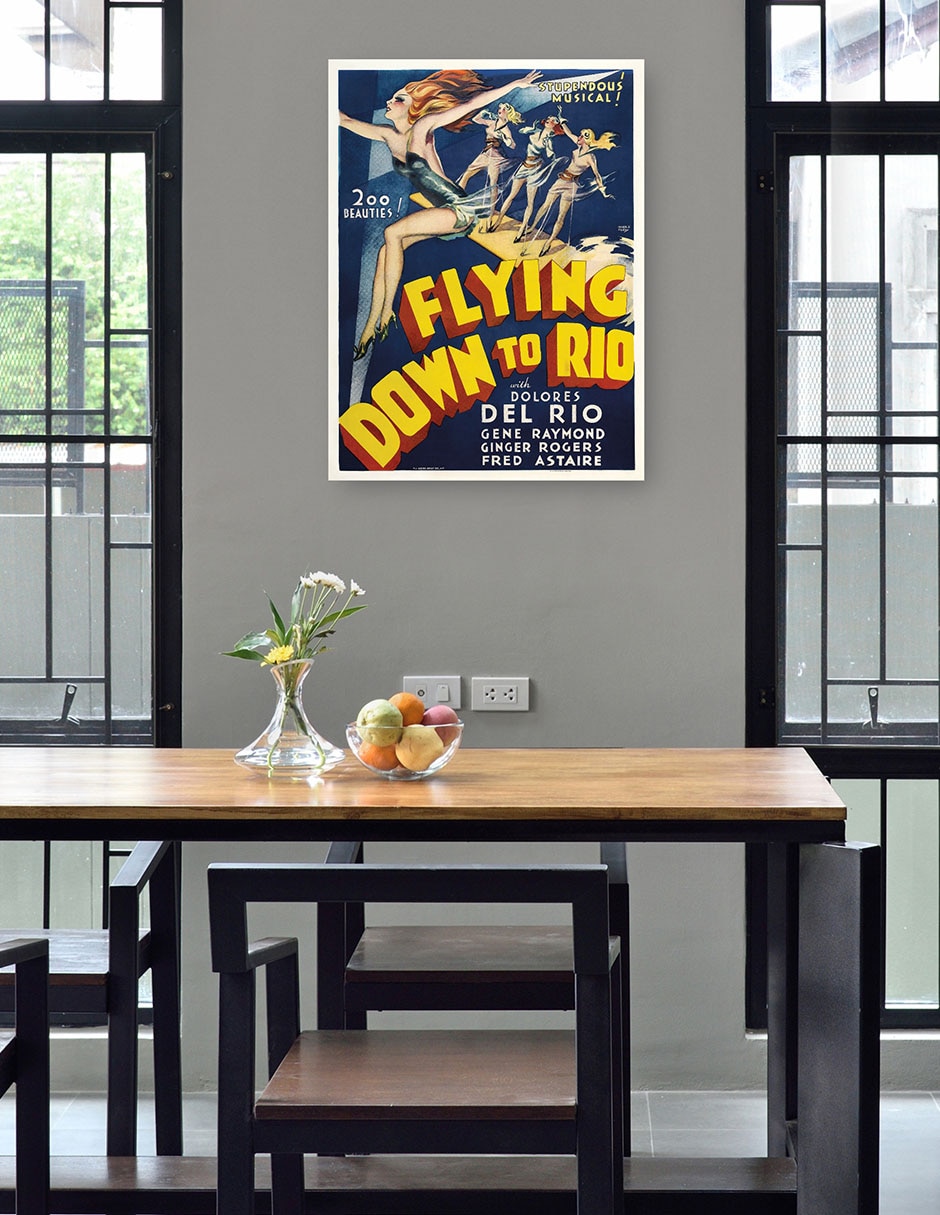 Cuadro decorativo Volando hacia Río [restaurado] técnica mixta Publicidad 4