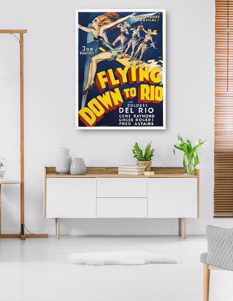 Cuadro decorativo Volando hacia Río [restaurado] técnica mixta Publicidad 5