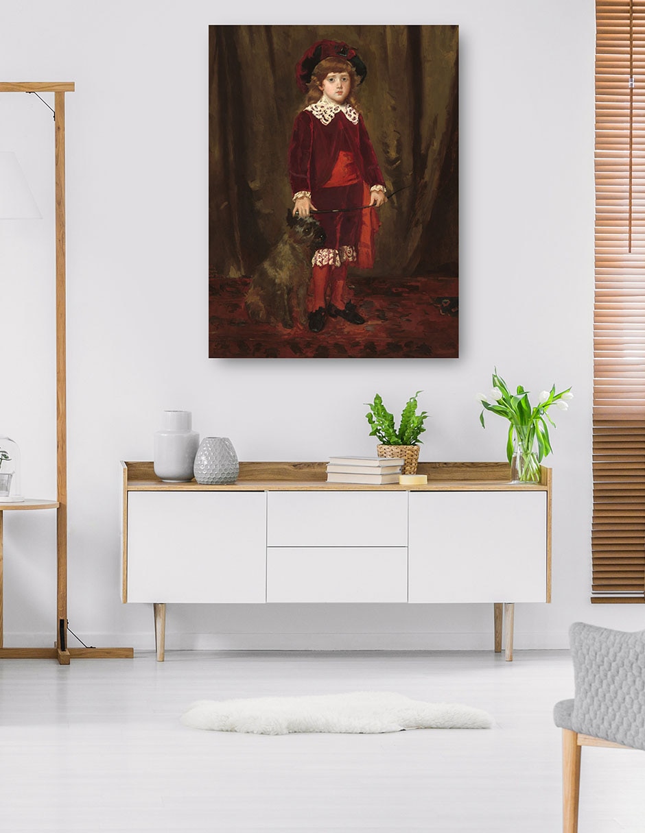 Cuadro decorativo Eddy Cassatt técnica mixta Retratos 5