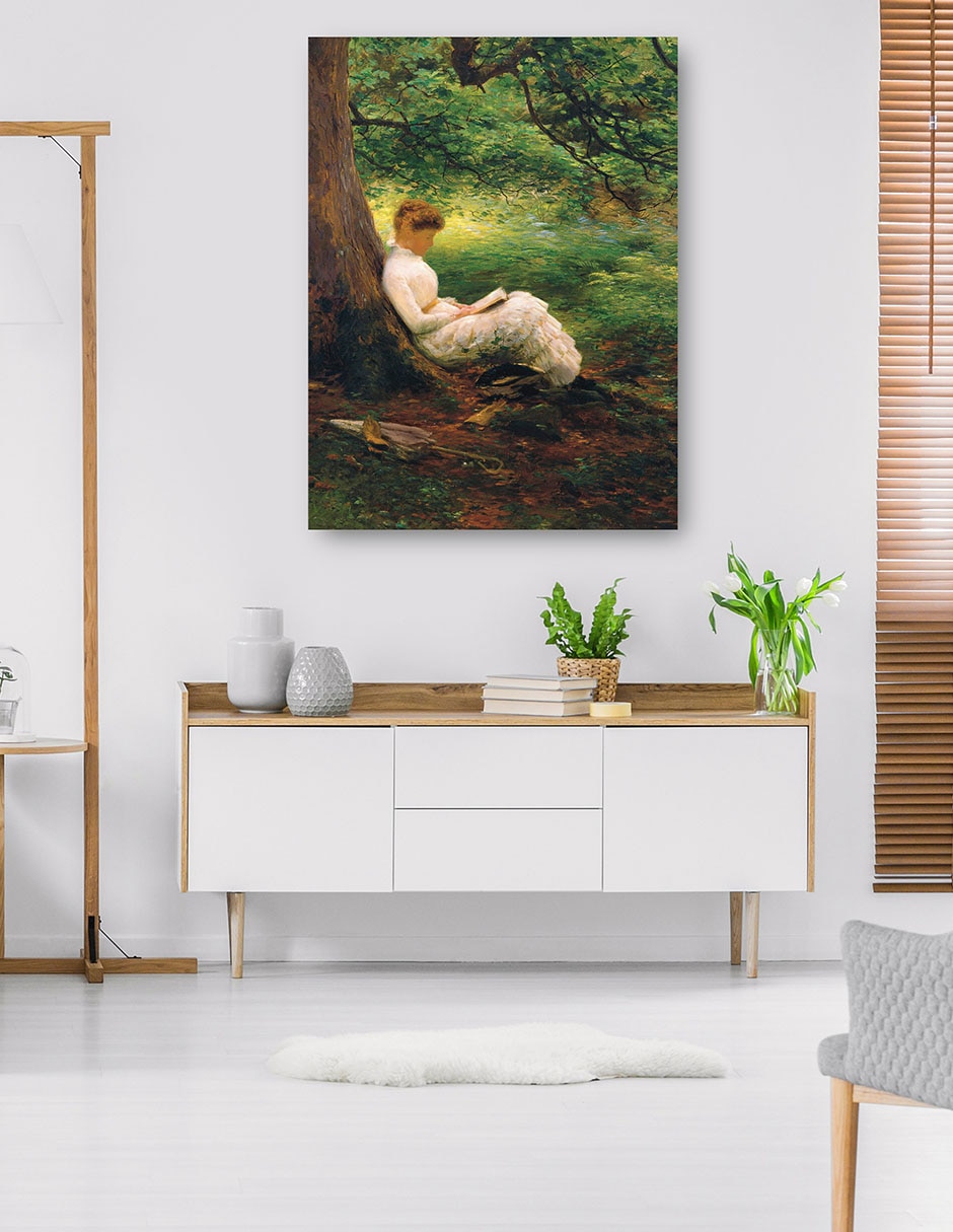 Cuadro decorativo Hora de verano técnica mixta Gente 5