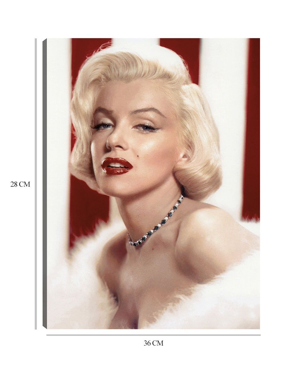 Cuadro decorativo Marilyn Monroe, Revista Photoplay, 1953 técnica mixta Gente 2