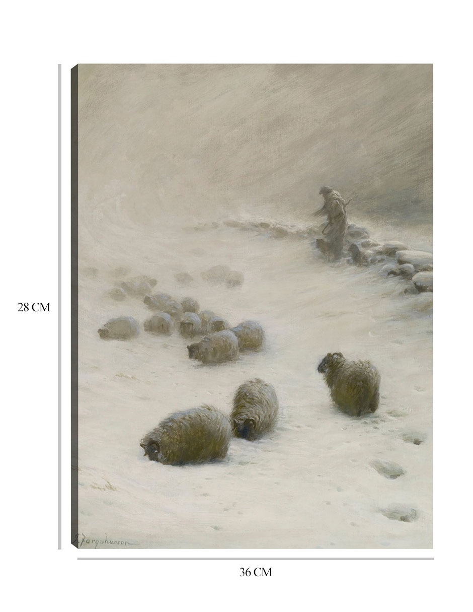 Cuadro decorativo Sopla, sopla, viento invernal, ca 1919 técnica mixta Paisajes 2