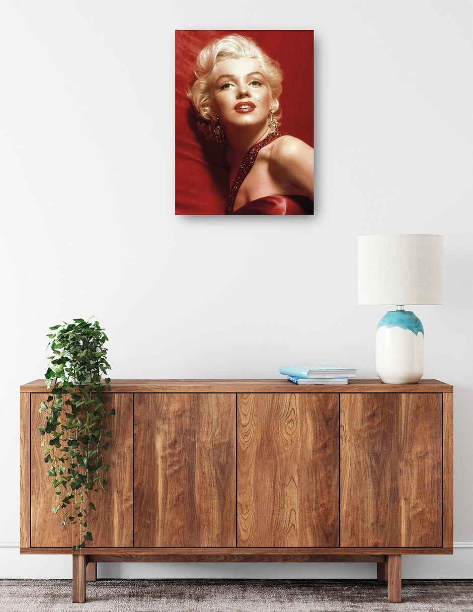 Cuadro decorativo Marilyn Monroe, Cómo casarse con un millonario técnica mixta Gente 2