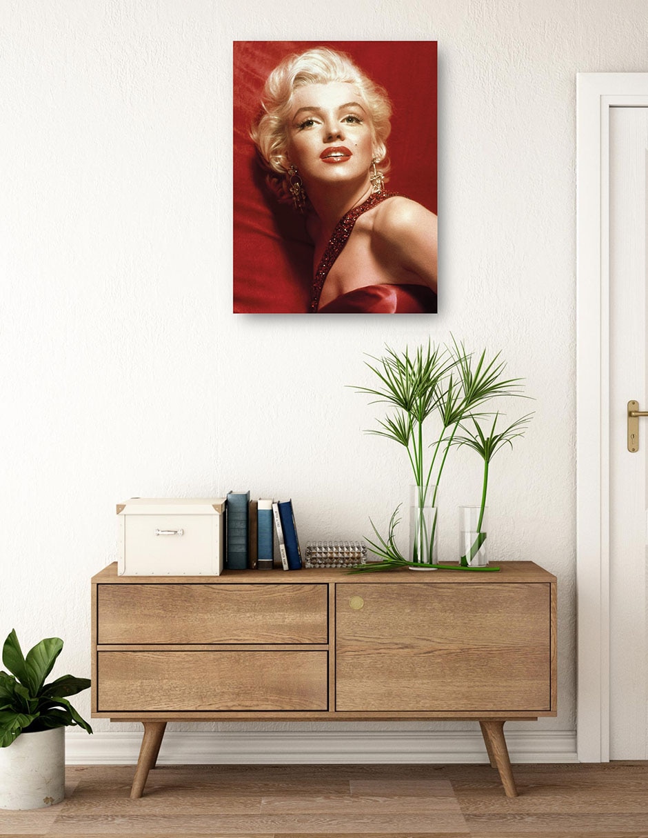 Cuadro decorativo Marilyn Monroe, Cómo casarse con un millonario técnica mixta Gente 3
