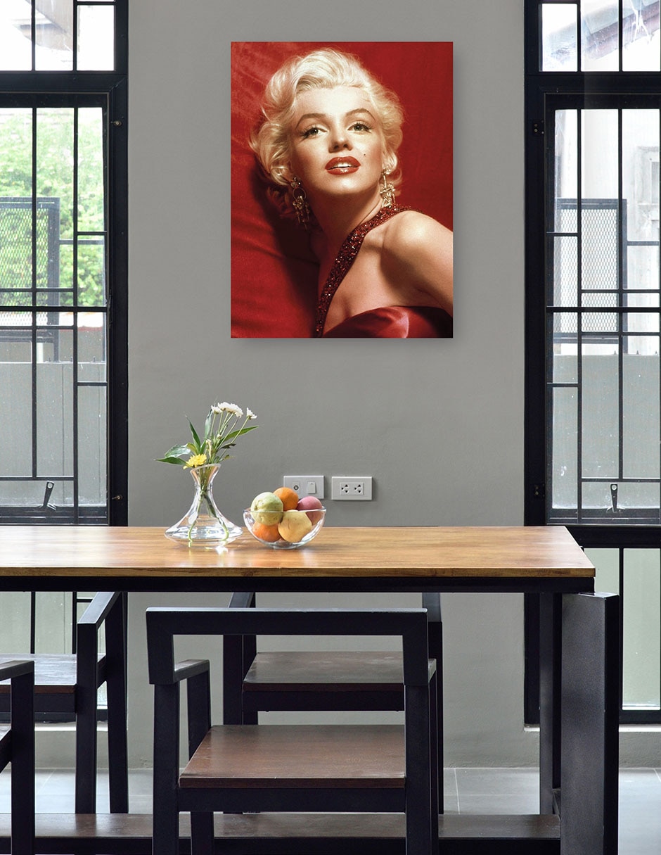 Cuadro decorativo Marilyn Monroe, Cómo casarse con un millonario técnica mixta Gente 4