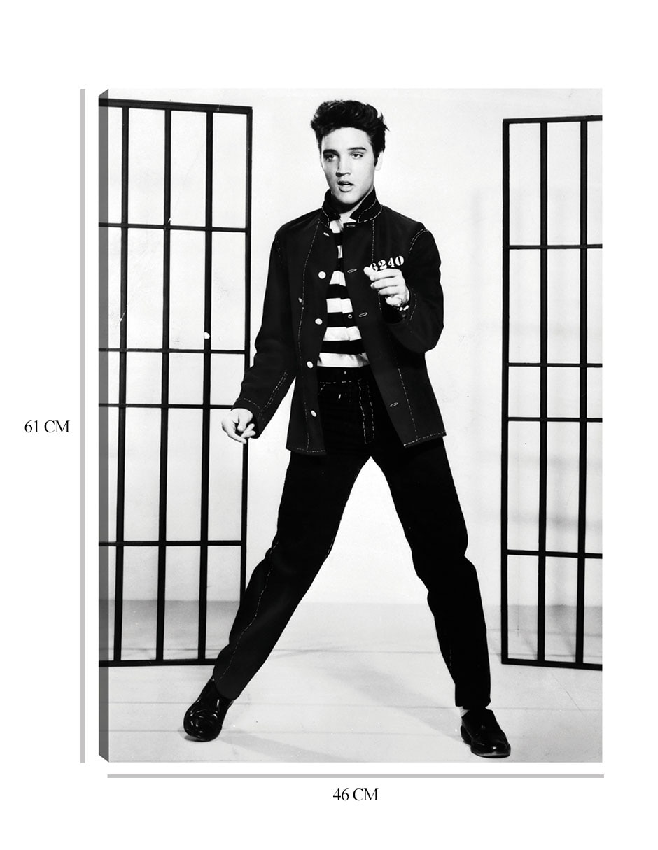 Cuadro decorativo Elvis Presley en Jailhouse Rock técnica mixta Música 2