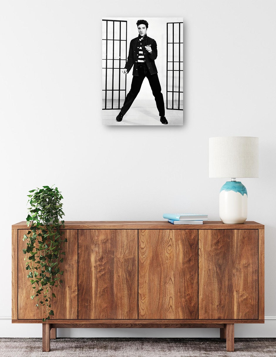 Cuadro decorativo Elvis Presley en Jailhouse Rock técnica mixta Música 2