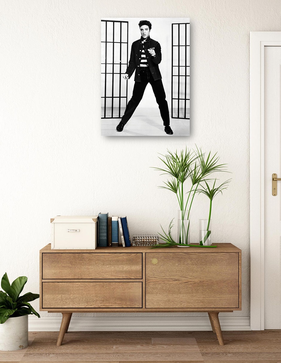 Cuadro decorativo Elvis Presley en Jailhouse Rock técnica mixta Música 3