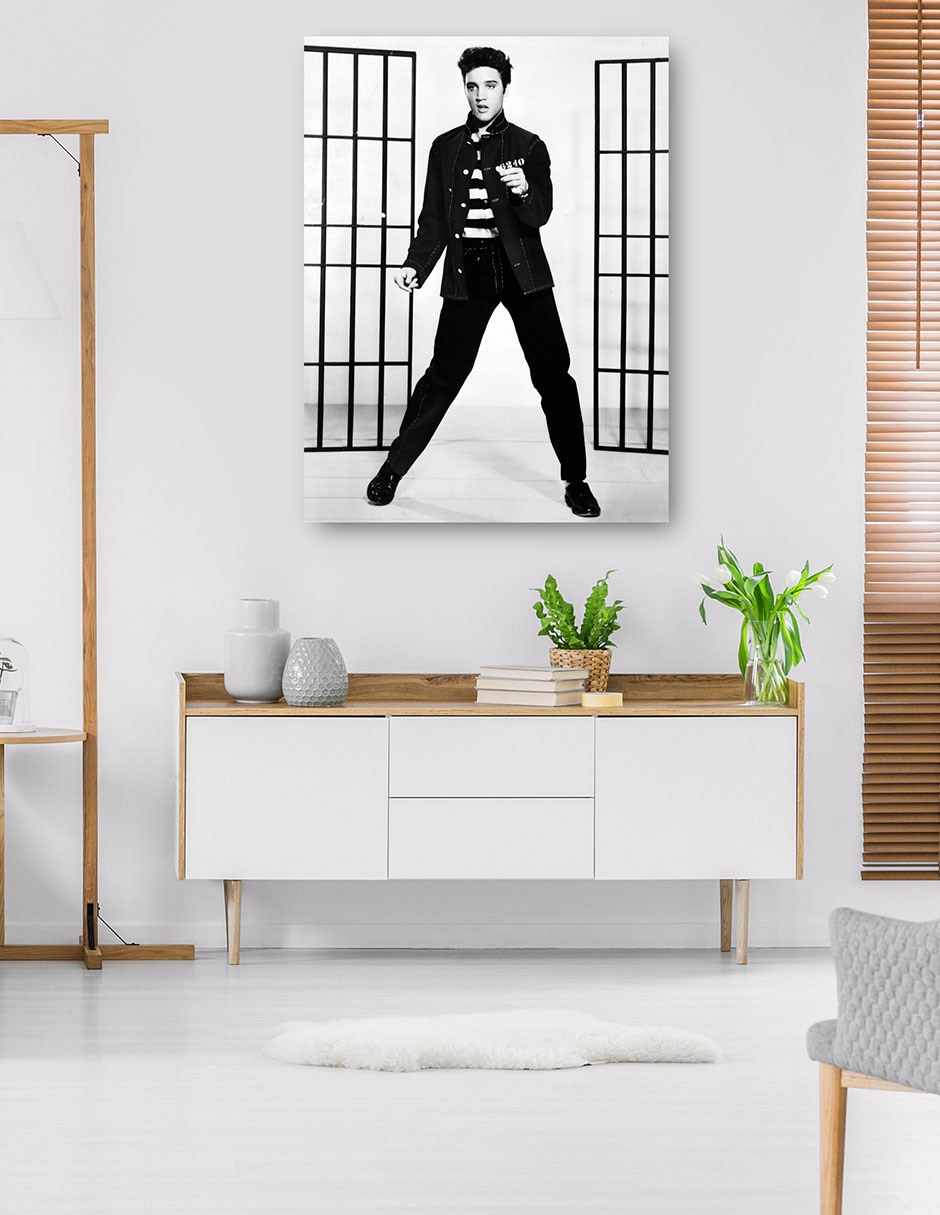 Cuadro decorativo Elvis Presley en Jailhouse Rock técnica mixta Música 5