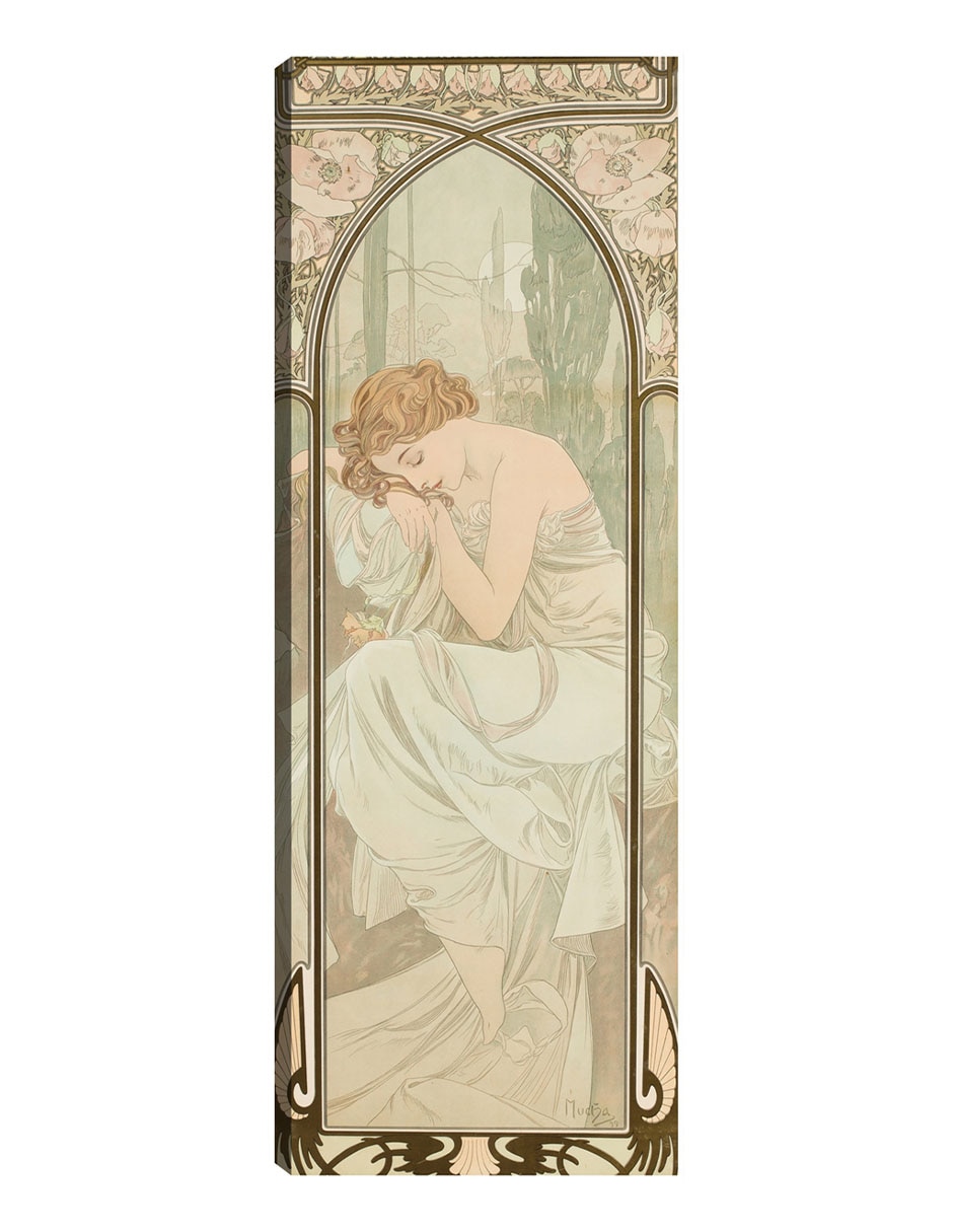 Cuadro decorativo Repos de la nuit (1899) técnica mixta Gente