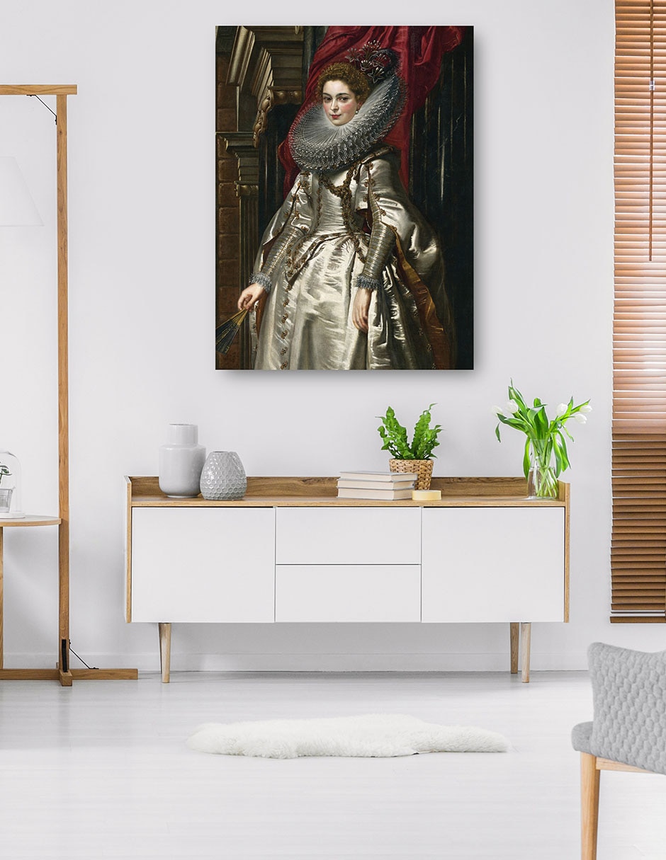 Cuadro decorativo Marchesa Brígida Spinola Doria (1606) técnica mixta Retratos 5