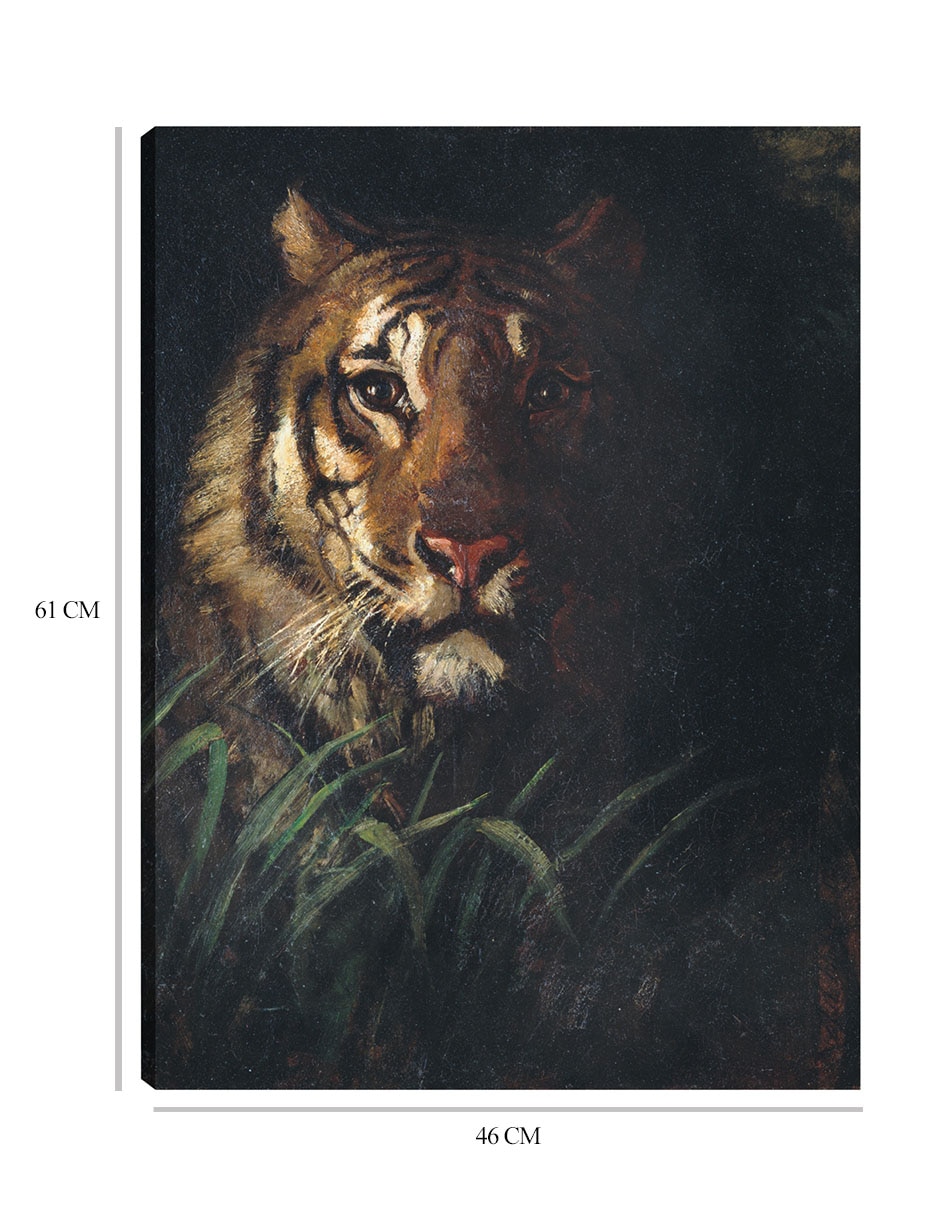 Cuadro decorativo Cabeza de tigre (hacia 1874) técnica mixta Vida Silvestre 2