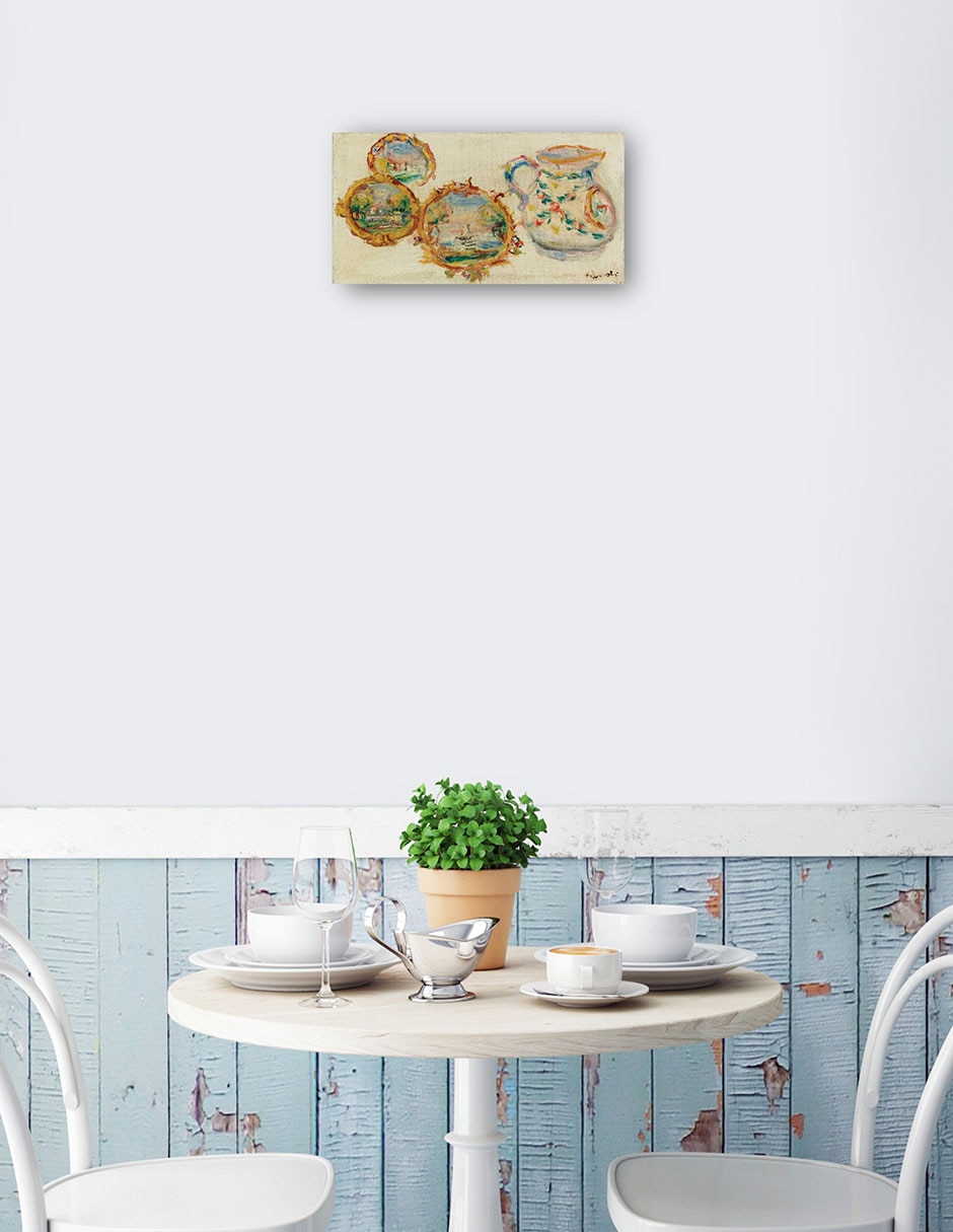 Cuadro decorativo Faïences Décorées (hacia 1916) técnica mixta Objetos 3