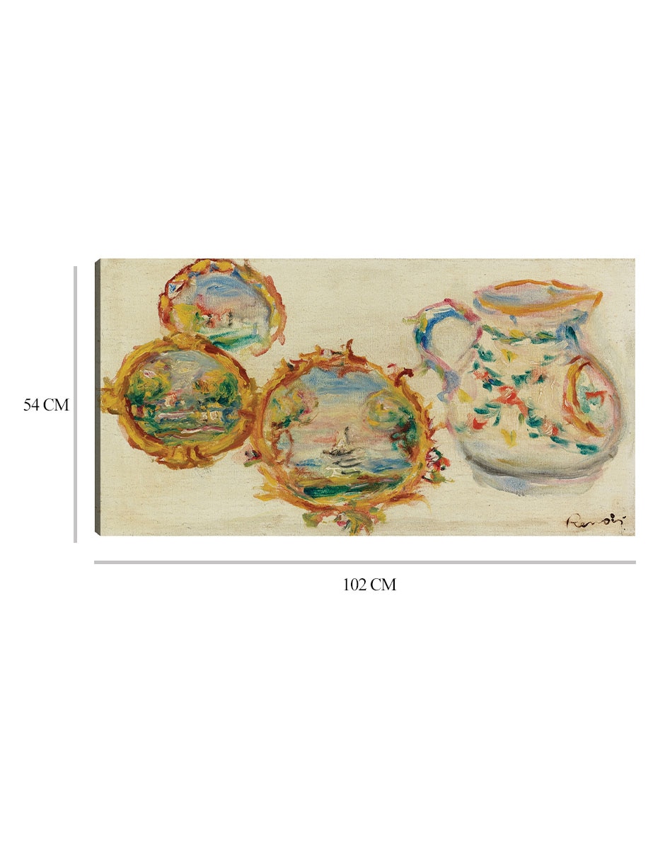 Cuadro decorativo Faïences Décorées (hacia 1916) técnica mixta Objetos 2